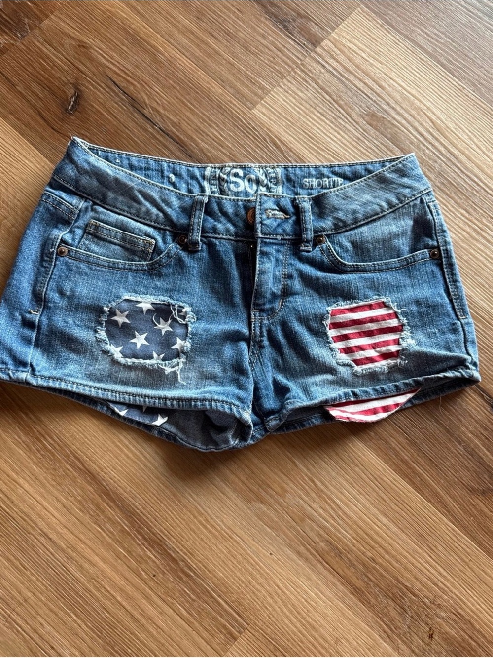 Women’s patriotic shorts